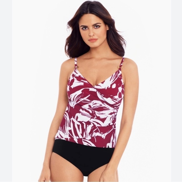 Magicsuit by Miracle Suit Put A Ring On It Lily Tankini Top Impressionist - Picture 1 of 4
